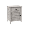 Monarch Specialties I 3950 - Accent Table, Nightstand, Storage Drawer, End, Side Table, Bedroom, Lamp, Storage, Grey Veneer, Transitional - 83-3950 - Mounts For Less