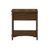Monarch Specialties I 3955 - Accent Table, End, Side Table, Nightstand, 2 Tier, Narrow, Storage Drawer, Brown Veneer, Transitional - 83-3955 - Mounts For Less