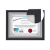 Hauz FRM0240 - 8.5x11 Document Or Picture Frame Black - 80-FRM0240 - Mounts For Less