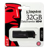 Kingston DT104/32GBCR USB 2.0 DataTraveler 32GB Memory Stick Flash Drive - 78-131434 - Mounts For Less