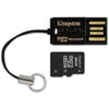 Kingston FCR-MRG2 Flash Reader USB 2.0 microSD / microSDHC Card Reader, Black - 78-000228 - Mounts For Less