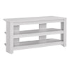 Monarch Specialties I 2567 Tv Stand, 42 Inch, Console, Media Entertainment Center, Storage Shelves, Living Room, Bedroom, Laminate, White, Contemporary, Modern - 83-2567 - Mounts For Less