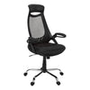 Monarch Specialties I 7268 Office Chair, Adjustable Height, Swivel, Ergonomic, Armrests, Computer Desk, Work, Metal, Mesh, Black, Chrome, Contemporary, Modern - 83-7268 - Mounts For Less