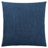 Monarch Specialties I 9314 Pillow - 18"X 18" / Linen Patterned Dark Blue / 1pc - 83-9314 - Mounts For Less