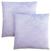 Monarch Specialties I 9325 Pillows, Set Of 2, 18 X 18 Square, Insert Included, Decorative Throw, Accent, Sofa, Couch, Bedroom, Polyester, Hypoallergenic, Purple, Modern - 83-9325 - Mounts For Less