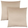 Monarch Specialties I 9335 Pillows, Set Of 2, 18 X 18 Square, Insert Included, Decorative Throw, Accent, Sofa, Couch, Bedroom, Polyester, Hypoallergenic, Gold, Modern - 83-9335 - Mounts For Less