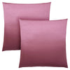 Monarch Specialties I 9339 Pillows, Set Of 2, 18 X 18 Square, Insert Included, Decorative Throw, Accent, Sofa, Couch, Bedroom, Polyester, Hypoallergenic, Pink, Modern - 83-9339 - Mounts For Less