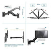 NB Spring TV Wall Mount 1 Articulated Arm For TV 17" To 27" - 04-0345 - Mounts For Less