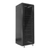 SyncSystem SSYS-RACK-42 Server Cabinet/ Rack AV 42U with Glass Door, Black - 44-SSYS-RACK-42 - Mounts For Less
