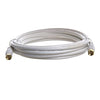 Coaxial cable 35ft RG-6 White M/M - 35-0067 - Mounts For Less