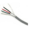 4-Conductor, Stranded, Shielded, 18AWG, Fire Rated, 1000 Feet, Gray Security and Sound Cable - - Mounts For Less