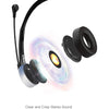 Adesso - USB Wired Stereo Headphones with Adjustable Noise Cancelling Microphone, Black - - Mounts For Less