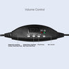 Adesso - USB Wired Stereo Headphones with Adjustable Noise Cancelling Microphone, Black - - Mounts For Less