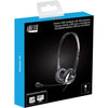 Adesso - USB Wired Stereo Headphones with Adjustable Noise Cancelling Microphone, Black - - Mounts For Less