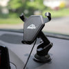 ArmorAll - Car Phone Holder with Integrated Wireless Charger, Black - 78-132670 - Mounts For Less