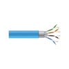 Black Box - Cat6a Multi-Strand Shielded Network Cable, S/FTP, 500MHz, 1000 Feet Length, CM, Blue - 98-CZ-C6A-SSTPBCM - Mounts For Less