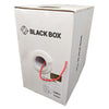 Black Box - Solid UTP Cat5e Network Cable, 350MHz, 1000 Feet Length, FT6/CMP, Red - 98-CZ-5EFT6BBXR - Mounts For Less