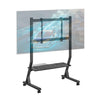 Boost Industries - TV Mount on Trolley with Shelf, For Screens from 45" to 90", Black - 99-AVC4590 - Mounts For Less