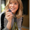 Chantal Lacroix - Amethyst “Energy” Wine Stopper in Stainless Steel - 150-BAM818 - Mounts For Less
