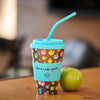 Chantal Lacroix - Bamboo Fiber Cup with Straw “Thank You”, 14oz Capacity - 150-TBM685 - Mounts For Less