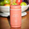 Chantal Lacroix - “Bonheur” Stainless Steel Thermos, 18oz Capacity, Coral - 150-TBT290 - Mounts For Less