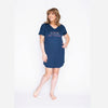 Chantal Lacroix - “Bonheur” nightgown, Blue (Available in 5 Sizes) - - Mounts For Less