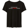 Chantal Lacroix - “Célibataire” Round Neck T-shirt, Black (6 Sizes Available) - - Mounts For Less