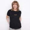 Chantal Lacroix - “Plus Forte que Jamais” T-shirt, Black (Available in 3 Sizes) - - Mounts For Less