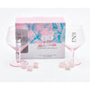 Chantal Lacroix - Set of 2 Stemmed Gin Glasses, 400ml Capacity, Pink - 150-DBG321 - Mounts For Less