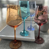 Chantal Lacroix - Set of 4 “Girls' Night” Stemmed Wine Glasses, 340ml Capacity - 150-EVS348 - Mounts For Less
