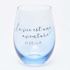 Chantal Lacroix - Set of 4 “Life is Beautiful” Glasses, 500ml Capacity - 150-EVB081 - Mounts For Less