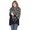 Chantal Lacroix - “The Beauty of the World” Reversible Scarf, Gray - 150-TGF475 - Mounts For Less