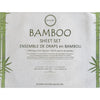Cotton House - Bamboo Sheet Set, Hypoallergenic, Double Size, Blue - 57-SS450BAMD-NAVY - Mounts For Less