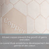 Cotton House - Copper Infused Pillow, Hypoallergenic, King Size, Made in Canada - - Mounts For Less