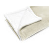Cotton House - Flannel Sherpa Blanket, Soft and Luxurious, Queen/King Size, Beige - 57-SHERPABLKT-K-BEIGE - Mounts For Less