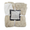 Cotton House - Ultra-Soft Faux Fur Sherpa Blanket, Twin Size, Beige - 57-SHERPABLKT-DQ-BEIGE - Mounts For Less