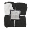 Cotton House - Ultra-Soft Faux Fur Sherpa Blanket, Twin Size, Dark Grey - 57-SHERPABLKT-DQ-CHARCOAL - Mounts For Less