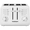 Cuisinart - 4-Slice Toaster, Wide Slots, 7 Shades Settings, White - - Mounts For Less