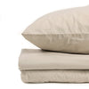 DB Chez Vous - 100% Washed Cotton Sheet Set, 200 Thread Count, Cream (Available in 5 Sizes) - - Mounts For Less