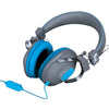 DreamGear - Isound Stereo Dynamic Headphones with Microphone and Volume Control, Blue - 78-103953 - Mounts For Less