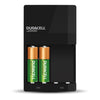 Duracell - Ion Speed ??1000 AA and AAA Battery Charger, Batteries Included, Automatic Shut-Off - 78-139714 - Mounts For Less