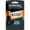 Duracell Optimum - Pack of 4 Long Life AA Batteries, Resealable Packaging - 78-140183 - Mounts For Less
