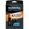 Duracell Optimum - Pack of 4 Long Life AAA Batteries, Resealable Packaging - 78-140187 - Mounts For Less