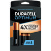 Duracell Optimum - Pack of 8 Long Life AA Batteries, Resealable Packaging - 78-140184 - Mounts For Less