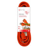 Elink - 1 Outlet Outdoor Electrical Extension Cord, 15 Feet Length, Orange - 80-EX-535 - Mounts For Less