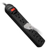 Elink - 6 Outlet Surge Protector, 90 Joules Protection, 2ft Cord, Black - 80-EL571 - Mounts For Less