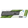 Elink KBR647 - Rechargeable Wireless Keyboard, 105 Keys, 2.4Ghz, Black - - Mounts For Less