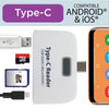 Elink - USB Type-C to USB-A Adapter and SD and Micro SD Card Reader, White - 80-EK654 - Mounts For Less