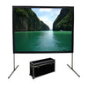 EluneVision - Portable Projection Screen, Quick Fold, Front Projection, Standard Definition Format 4:3 - - Mounts For Less