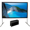 EluneVision - Portable Projection Screen, Quick Fold, Rear Projection, High Definition Format 16:9 - - Mounts For Less